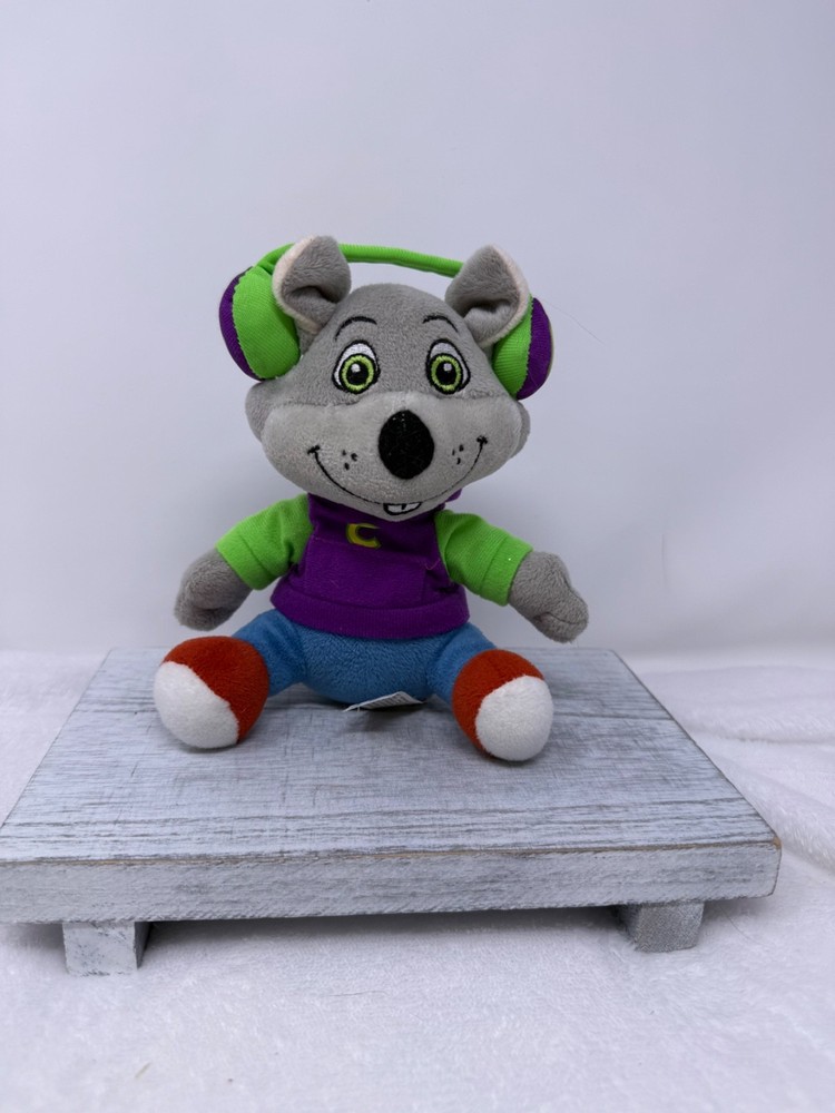 CHUCK E CHEESE 6" Plush Stuffed Animal Toy