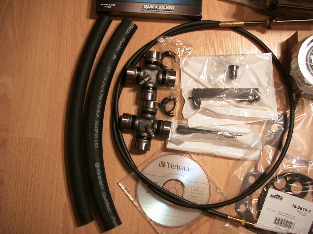 Shift Cable + Bellows Transom Kit Mercruiser Alpha 1 Universal Joints Hinge TOOL