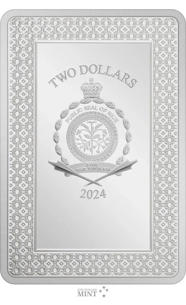 2024 Niue Tarot Card The Devil 1 oz Silver Coin