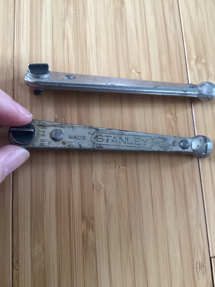 2 Vintage “YANKEE” Ratcheting Tools #3400Stanley