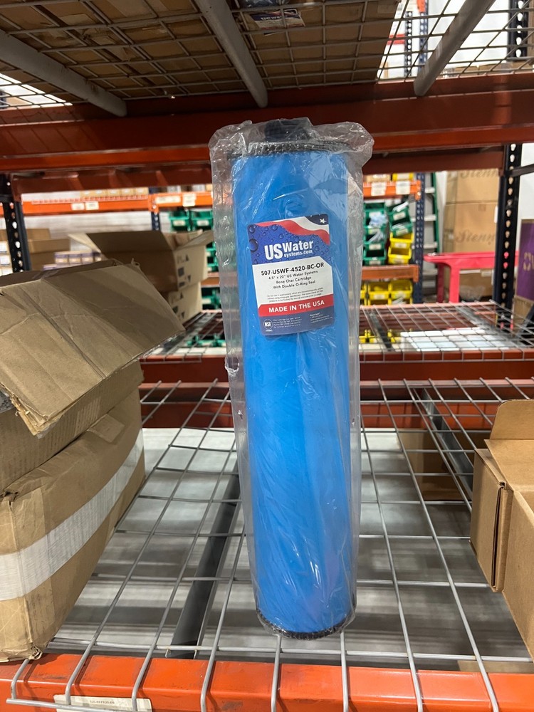 Bone Char Cartridge 4.5" x 20 DOUBLE O-RING SEAL