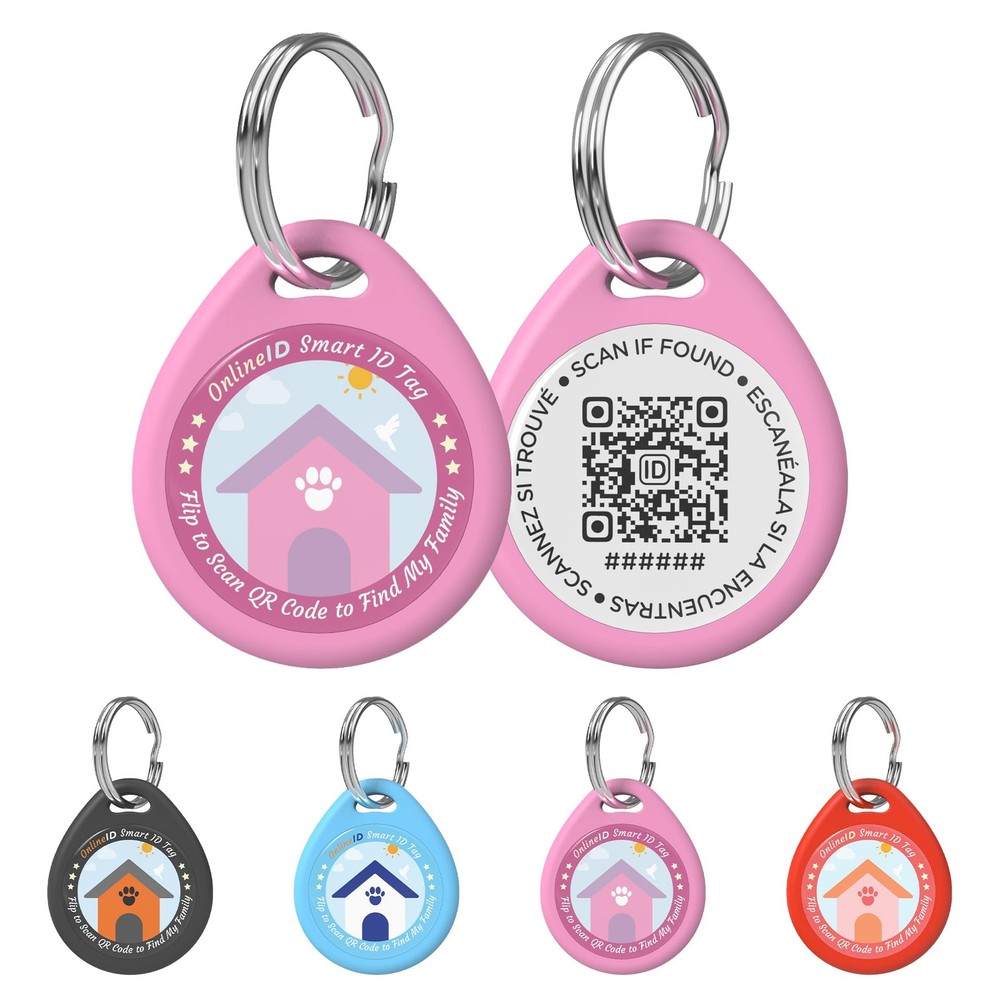 1 Pack Personalized Dog Tags,QR Code Pet ID Tags with Online Profile systerm,...