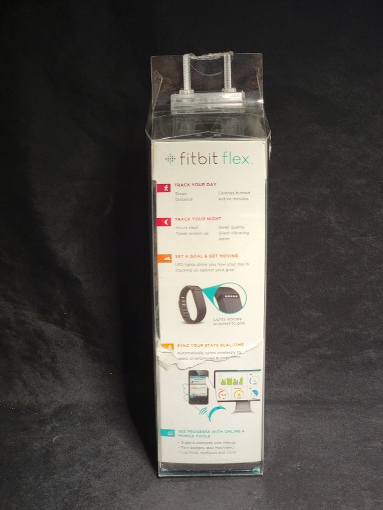 Fitbit Flex Wireless Activity Sleep Tracker Wristband Open Box Complete