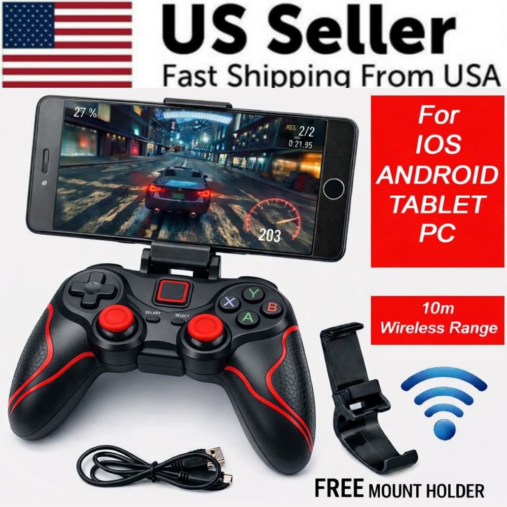Wireless Bluetooth Game Controller Gamepad For Android iPhone Tablet PC Phone