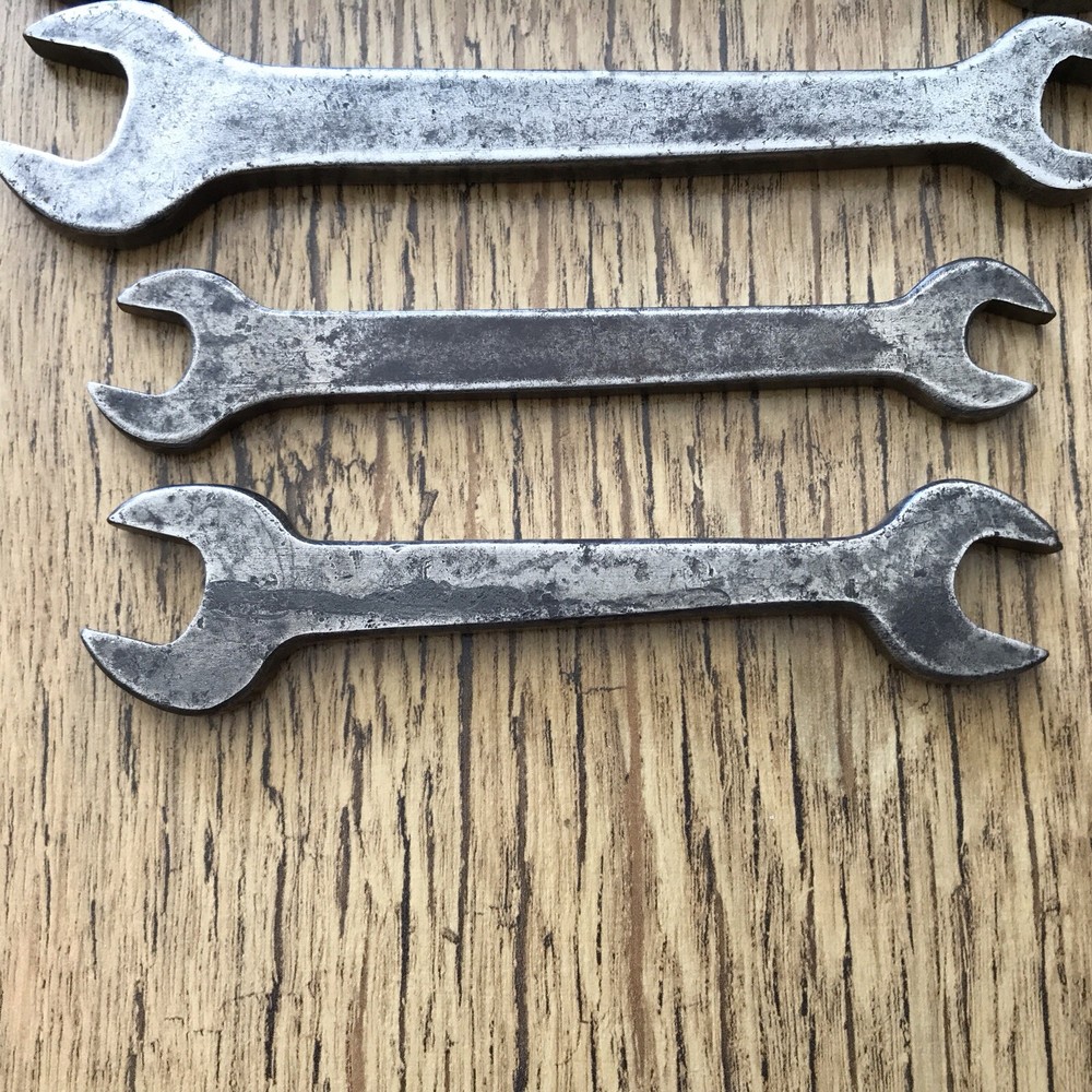 5 Vintage Flat Plate Classic Car Tool Kit Spanner’s AF.