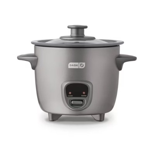 Dash 2-Cup Electric Mini Rice Cooker - Graphite: Small Rice Maker, Automatic