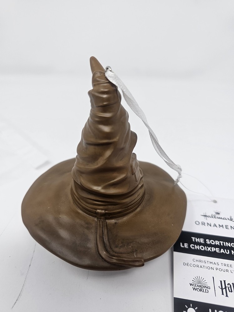 Harry Potter Hallmark Ornaments The Sorting Hat Lights Up New