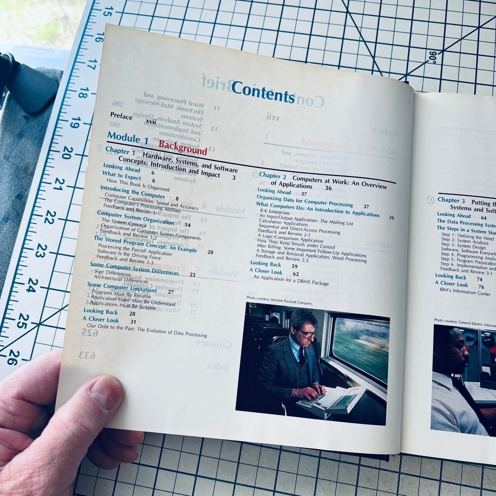 Computers Today Donald H. Sanders 1983 Vintage Computer Computing Textbook