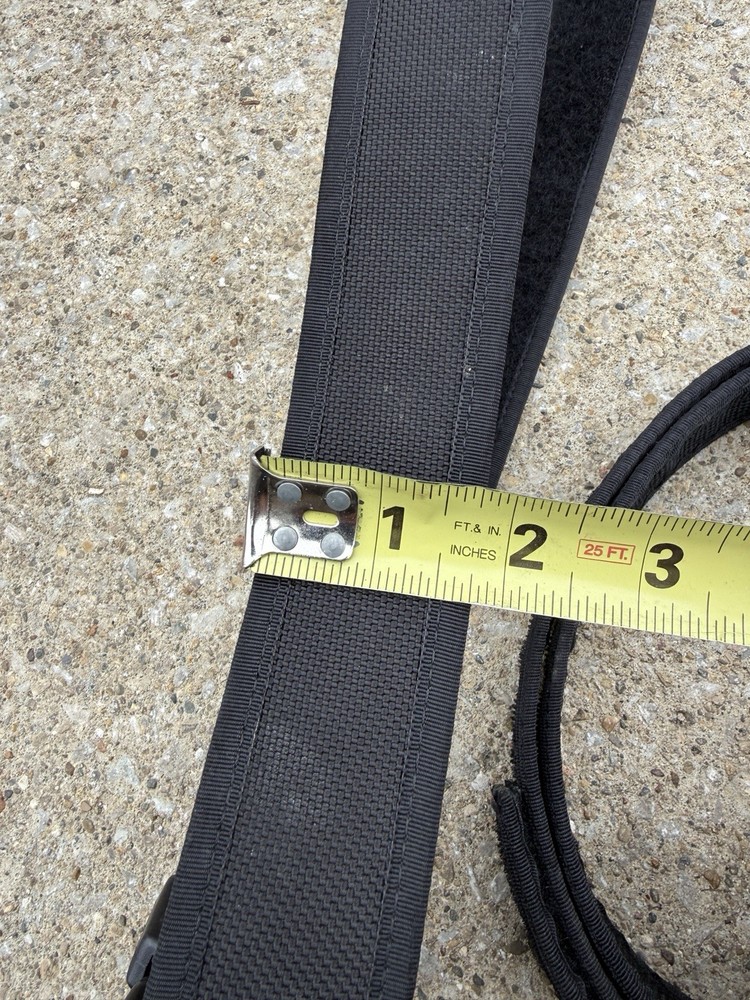 Bianchi International Medium 1.75” Duty Buckle Belt, Inner & Outer, Hook & Loop