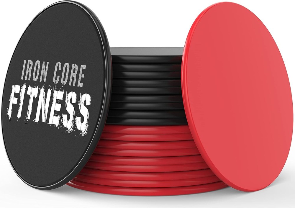 Core Sliders for Working Out 20 Disc (10 Set) Pack, Dual Sided Exercise Gliding