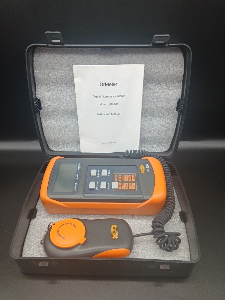 DrMeter Digital Illuminance Meter LX1330B -Precise and reliable light meter