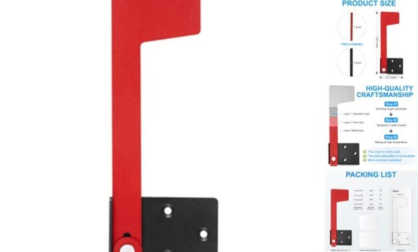 Professional Mailbox Flag, Galvanized Steel Mailbox Post-mount Mailbox Flag