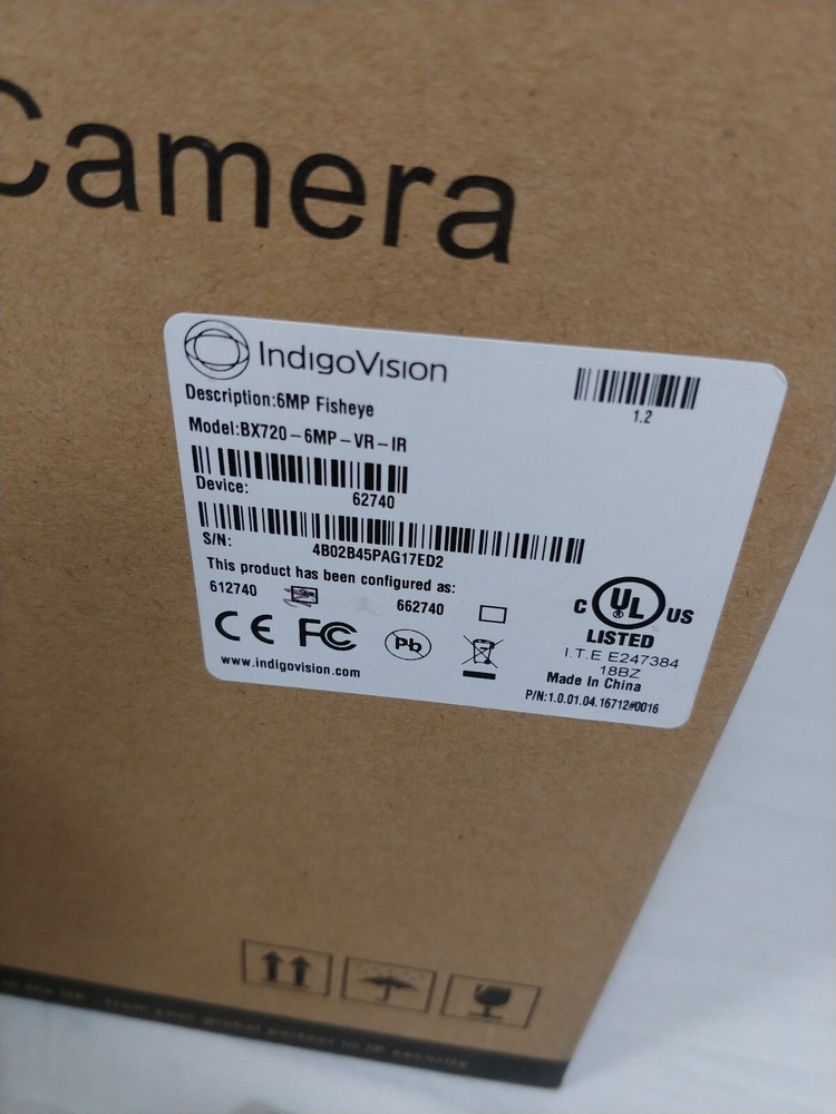 IndigoVision BX720-6MP Camera