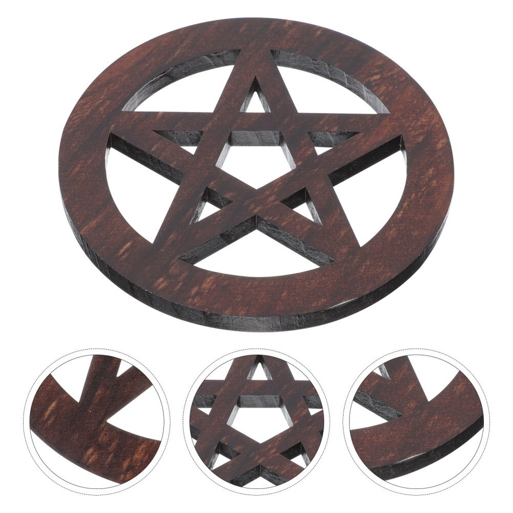 1PC Divination Pentacle Board Witch Altar Mat Ritual Accessories Ceremony Decor