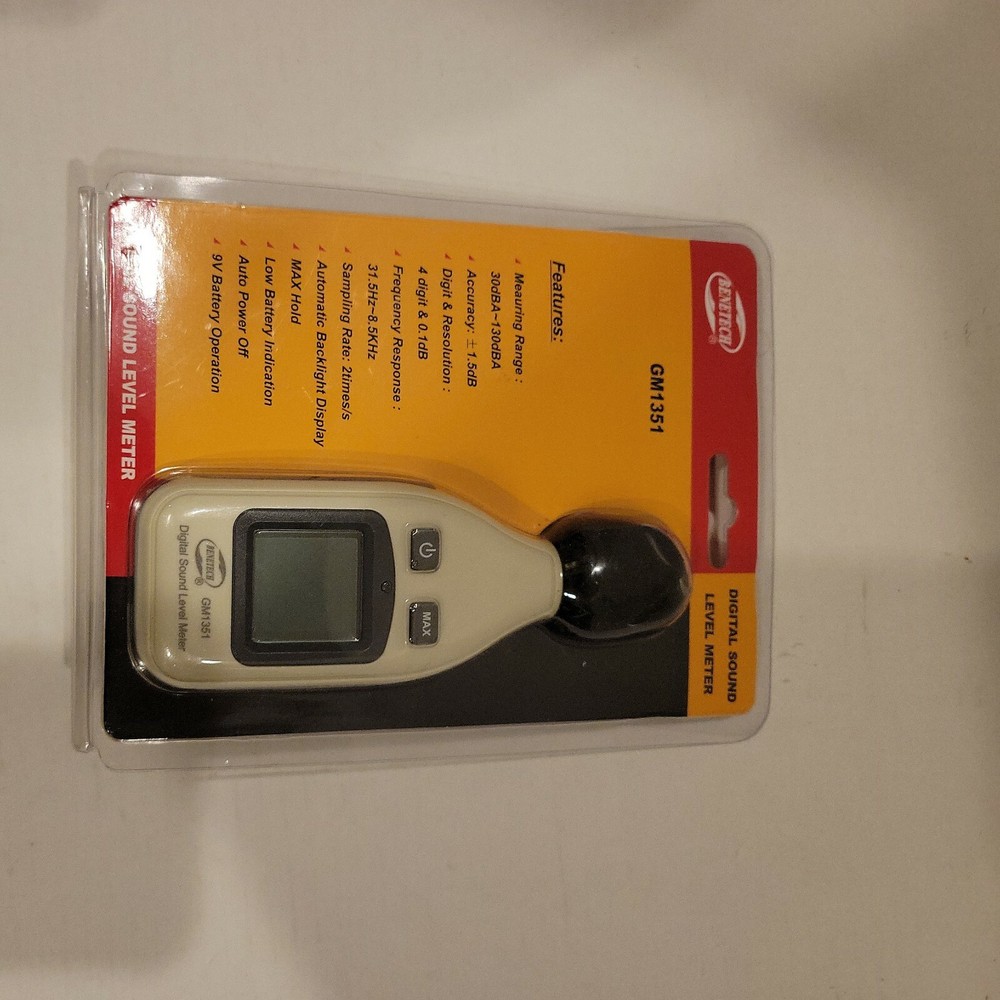 Decibel Meter/Sound Pressure Level Reader (SPL) / 30-130dBA Range