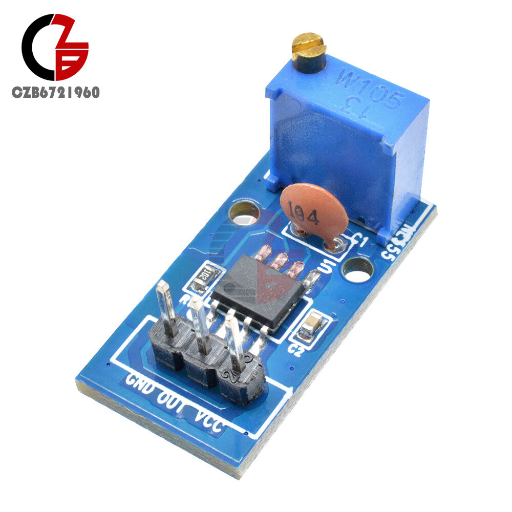 5Pcs NE555 Frequency Pulse Generator Timer Circuit Clock For Raspberry Pi