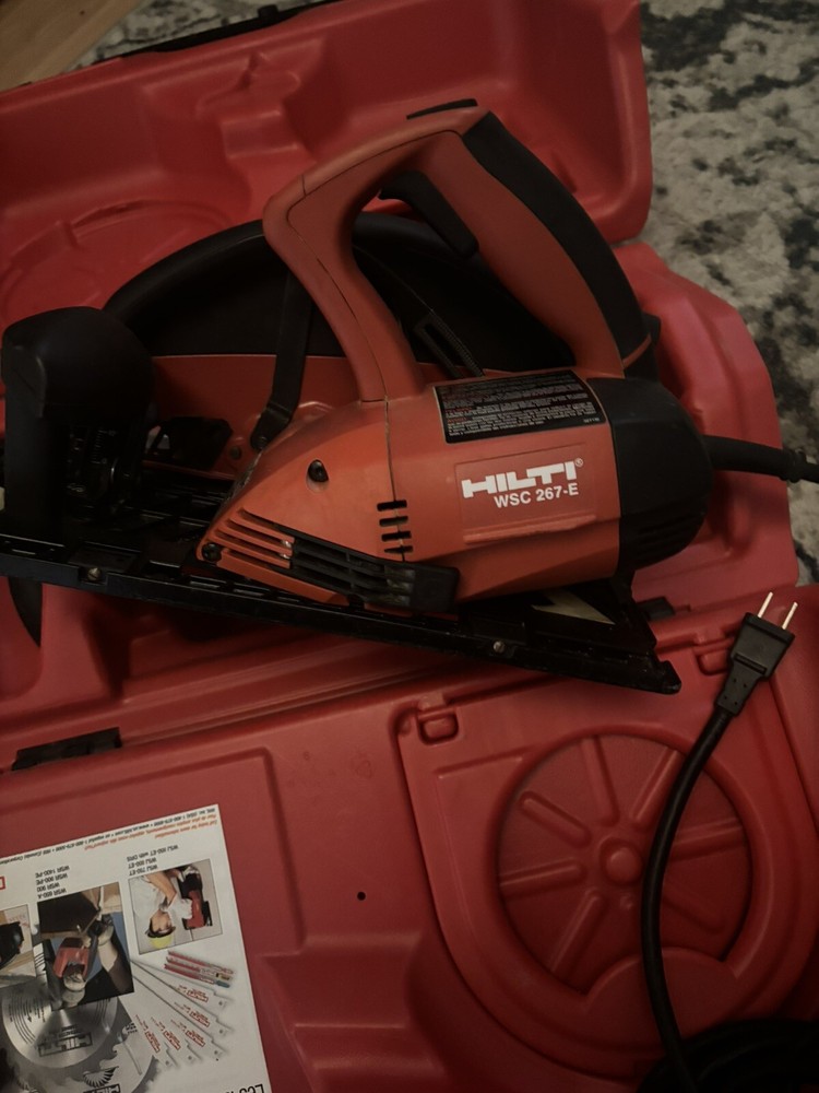 hilti circular saw wsc-267E 120 v
