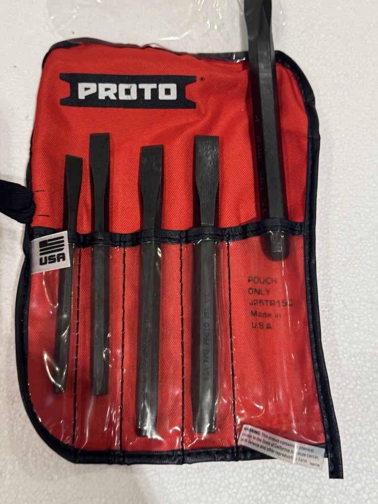 Stanley Proto J86CS2 Proto 5PC Cold Chisel Set