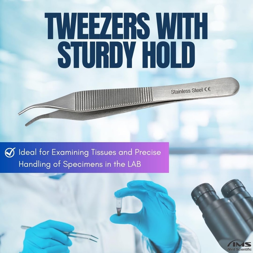 Adson Forceps Tissue 1×2 Tissue Forceps, Adson Dressing Forceps-CRV