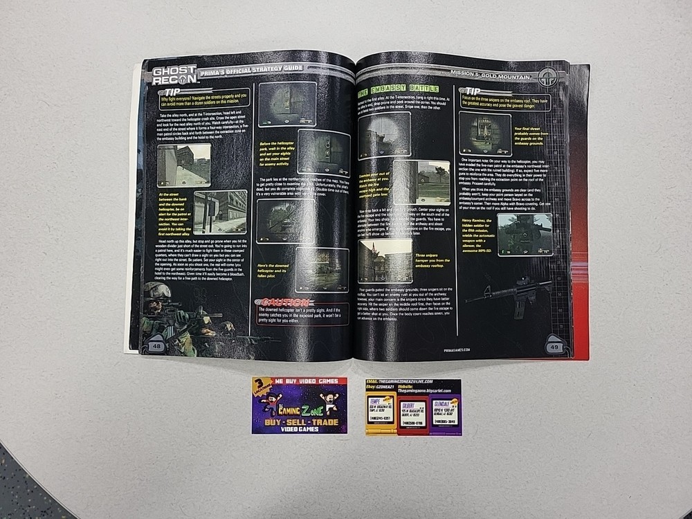 Prima Games Tom Clancy's Ghost Recon Xbox Strategy Guide