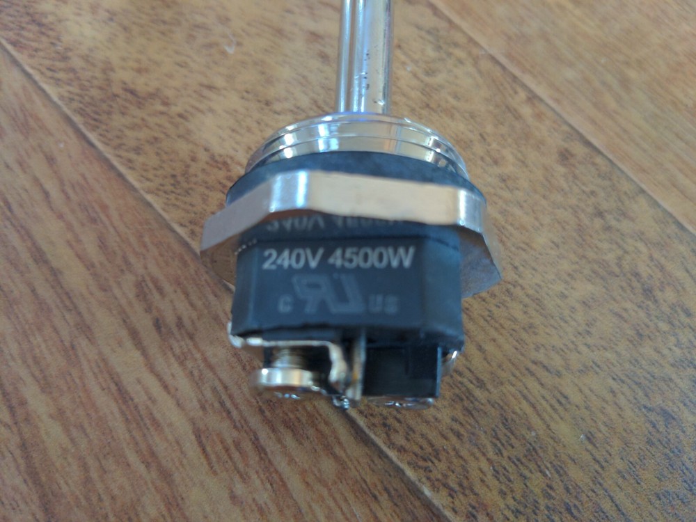 Camco 02342/02343 4500W 240V Screw-In Water Heater Element - High Watt Density