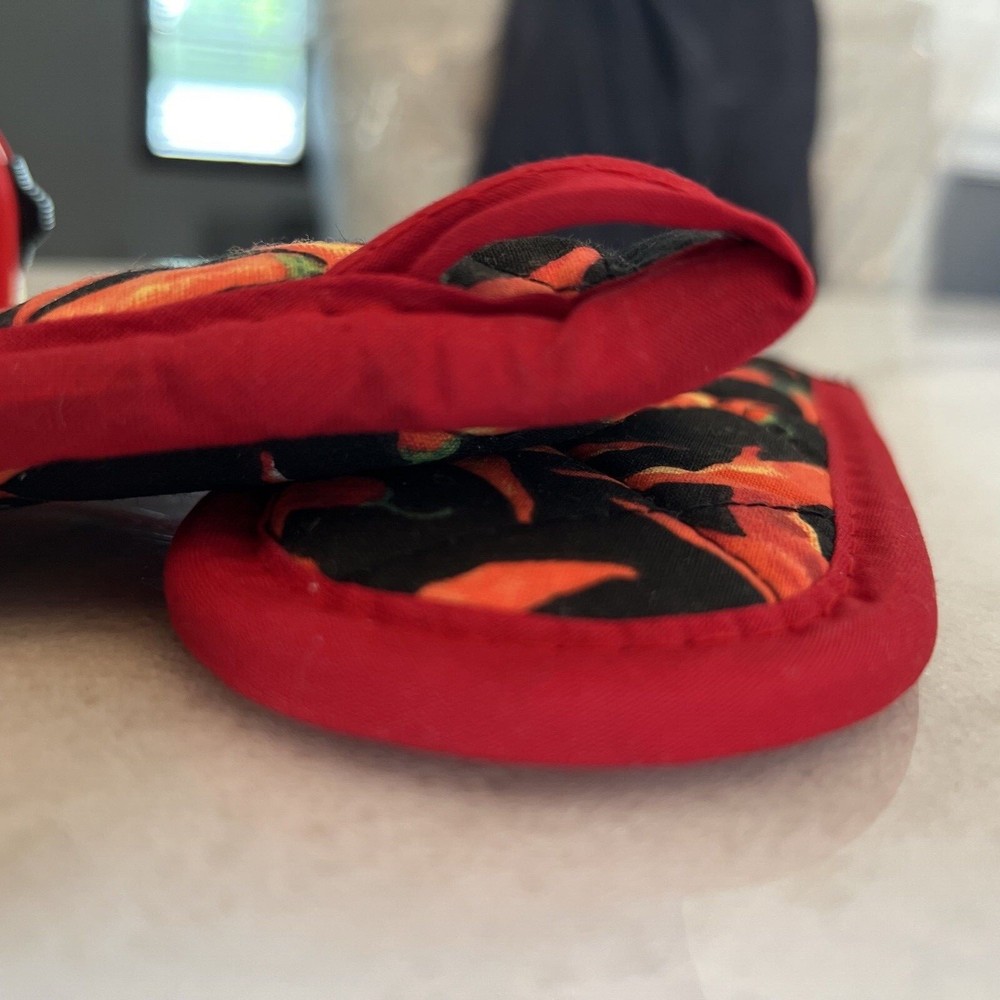 Cast Iron Pan Handle Covers Skillet Sleeve, Hot Handle Pan Sleeve Chilli Peppers