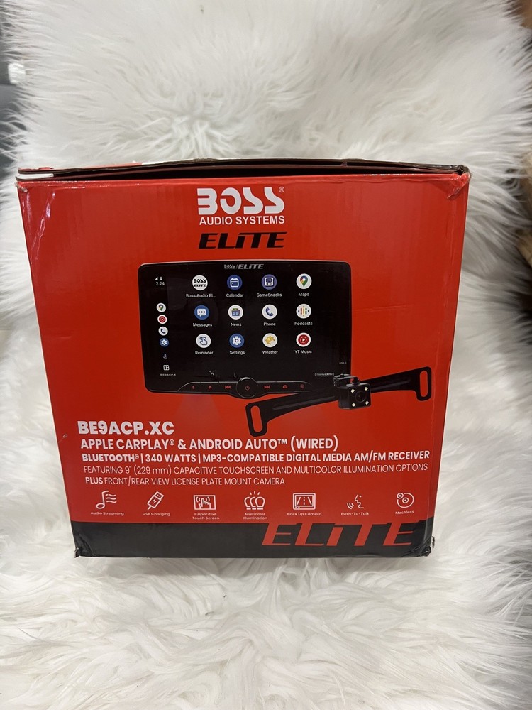 BOSS Audio Elite BE9ACP.XC Digital Multimedia Receiver + Camera-OPEN BOX!