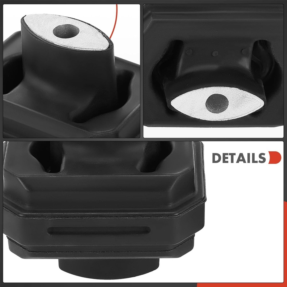 2PCS Front Left and Right Engine Mount Bushing Kit Compatible with Dodge Ram