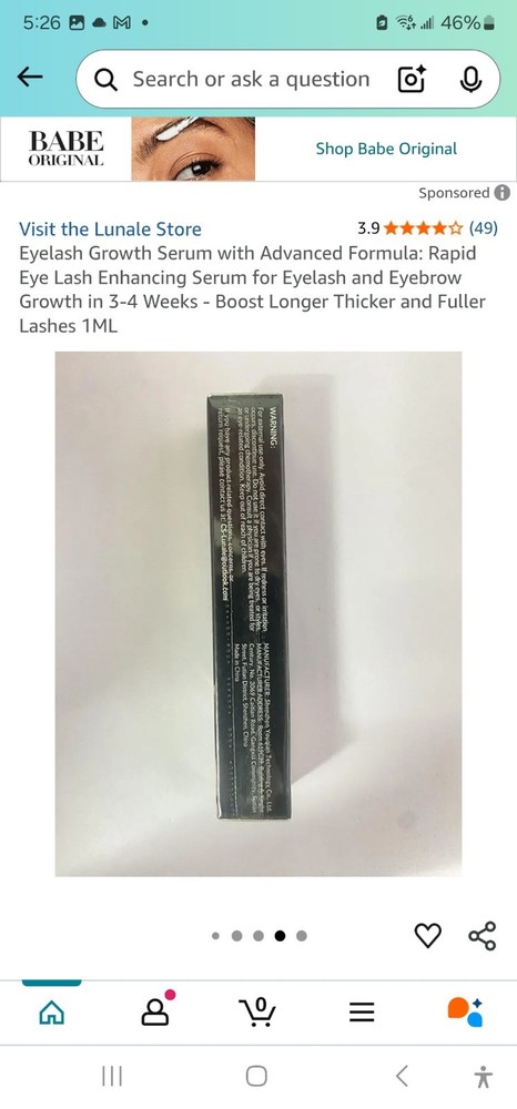 Lunale Eyelash Growth Serum With Advanced Formula 3ml