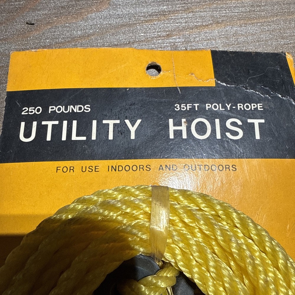 Nylon Rope Multi-purpose lifting pulley system