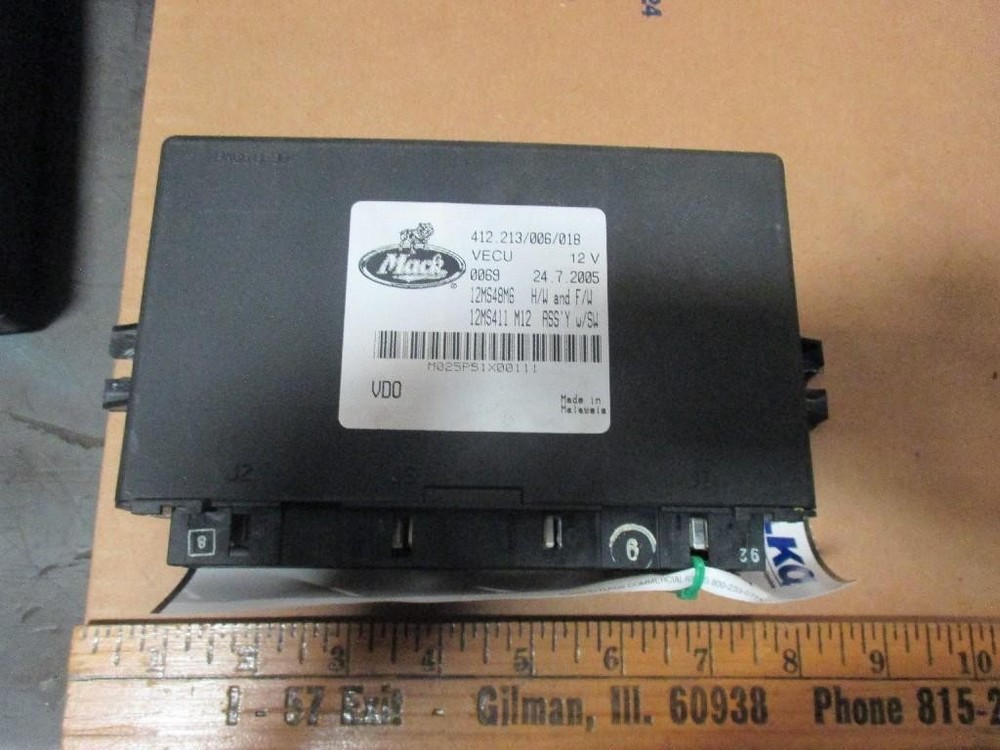 Replaces 2006 MACK E7 ETEC 300 TO 399 HP ENGINE CONTROL MODULE (ECM) , IL