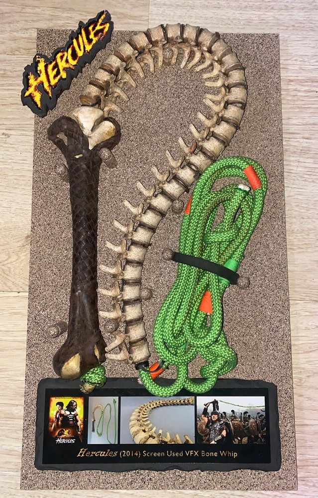 Hercules (2014) - Screen Used Prop VFX Bone Whip! Rare! Dwayne Johnson!