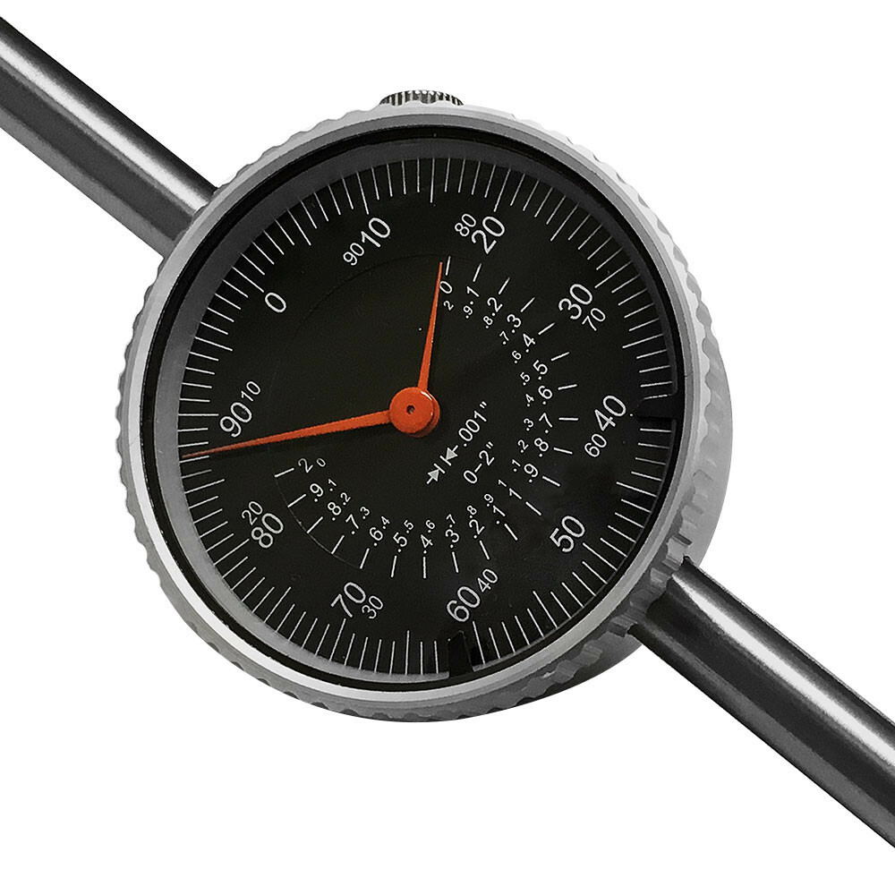 0-2" Precision Dial Test Indicator Tool Travel 0.001'' Grad Lug Back