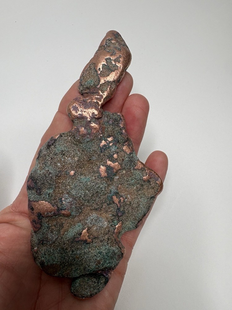 Pure Solid Native Michigan Float Copper Mineral Display Specimen Upper Peninsula