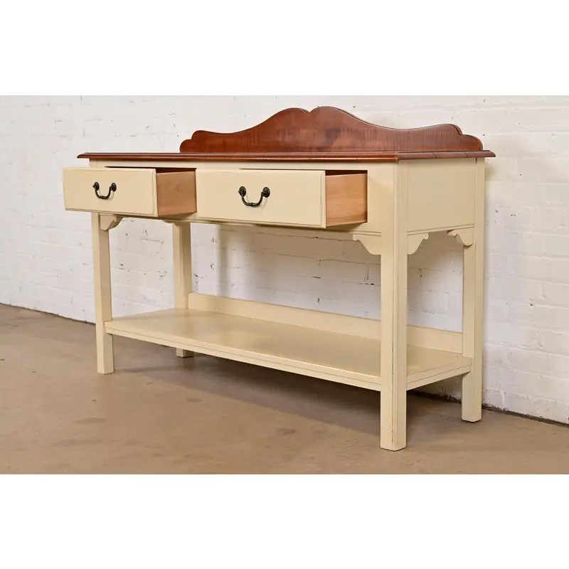 Ethan Allen American Colonial Maple Sideboard Buffet Server or Console Table