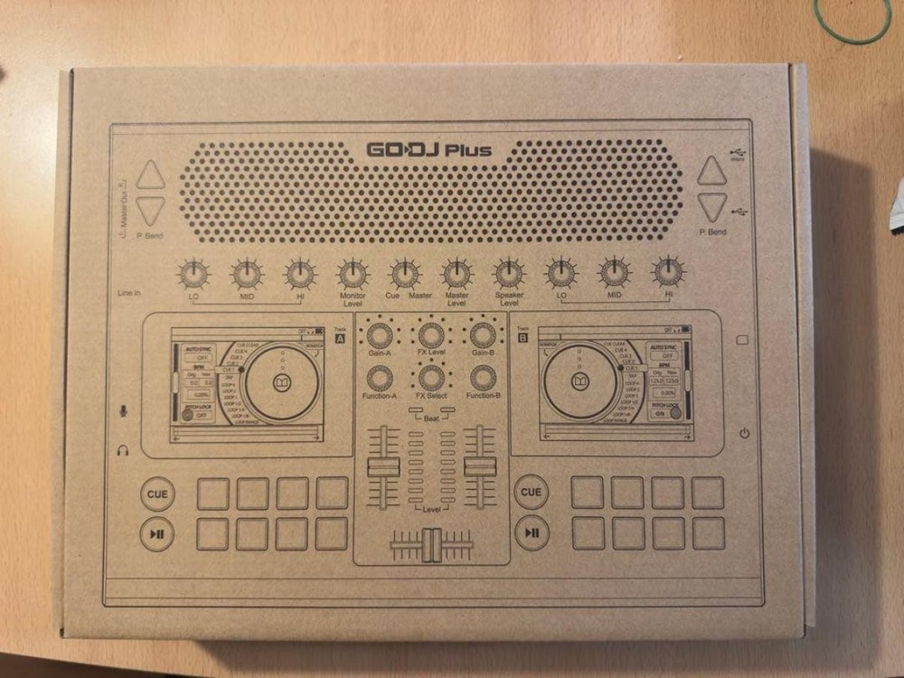 GODJ PLUS Portable DJ System 2-Channel Screen speaker