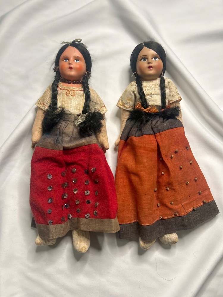 Mexican Vintage Dolls Haunted Cursed Sisters