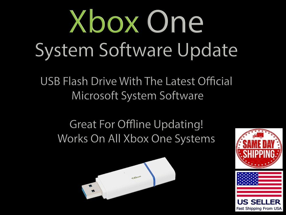 XBOX ONE UPDATE USB FLASH DRIVE LATEST OFFICIAL MICROSOFT FIRMWARE