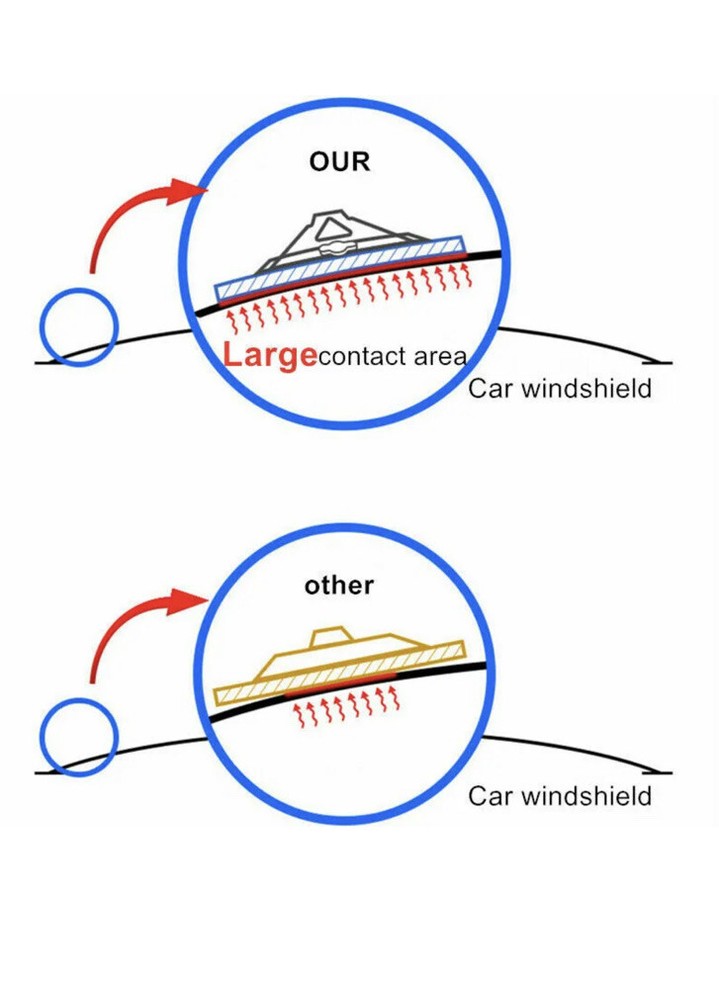 Adjustable Angle Autos Ice Scraper for Windshield Snow/frost Remover 2