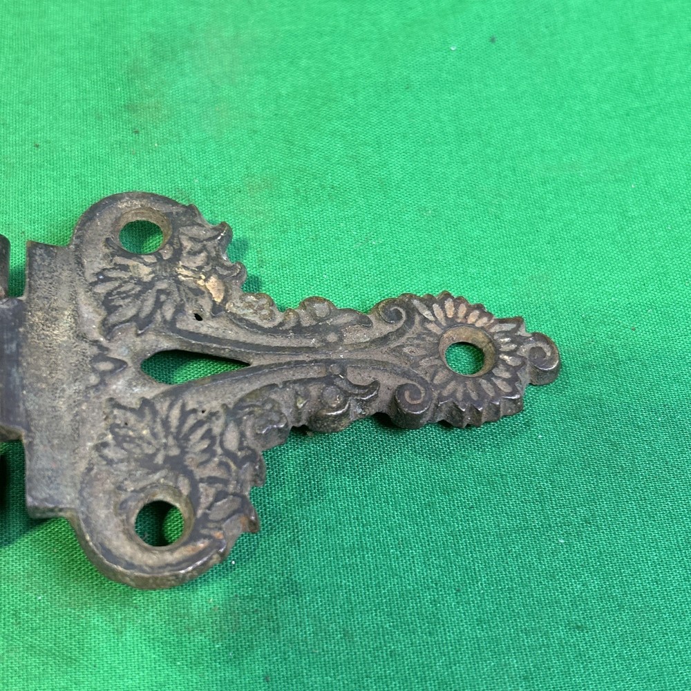 Antique Hardware Hinge Cast Brass 3/8’’ Offset , 4 1/2”long