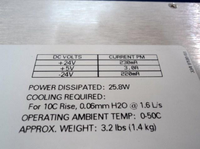 TEKTRONIX VX4287 A/D INPUT MODULE