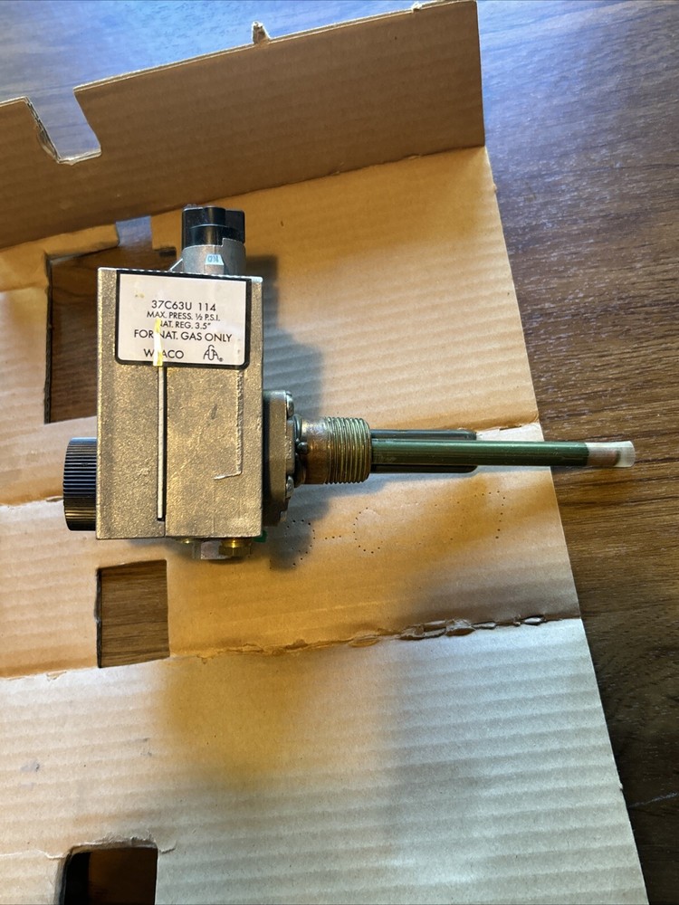 New White-Rodgers 37C63U-114 Water Heater Gas Valve / Thermostat