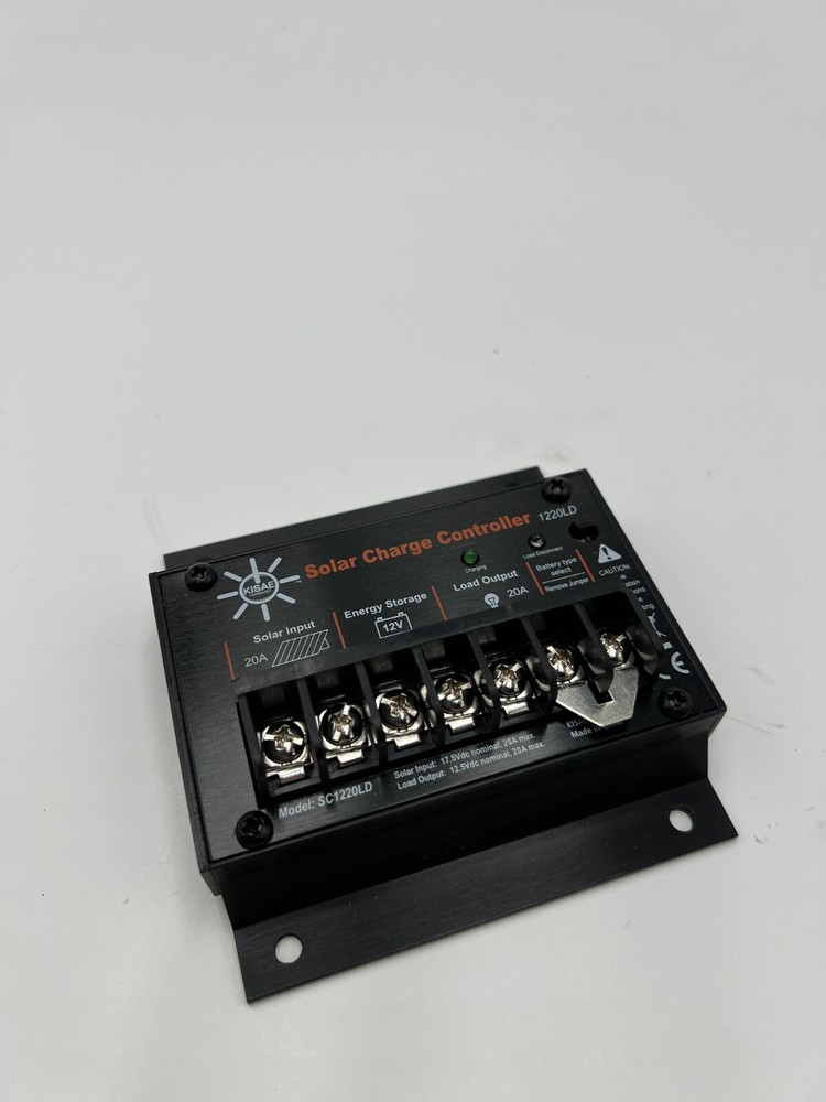 KISAE SC1220LD Technology Solar Charge Controller 20A Max 17.5VDC Nominal Input