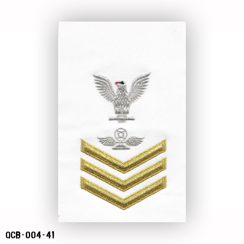 Air Traffic Controller White Patch ~ US Navy E-6 Petty Officer First Class ~ NEW