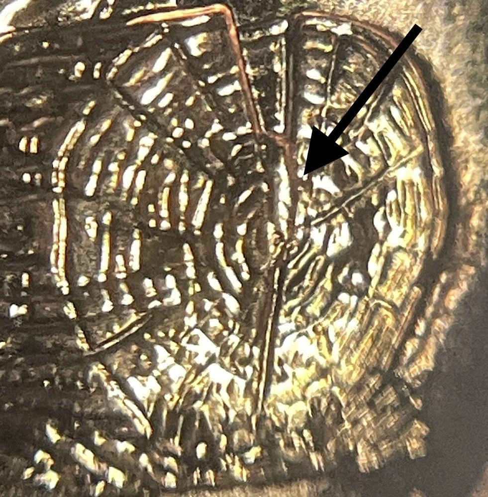 2009 P FY Lincoln Cent Formative Years UNSPLIT LOG Die Chips ONE Error
