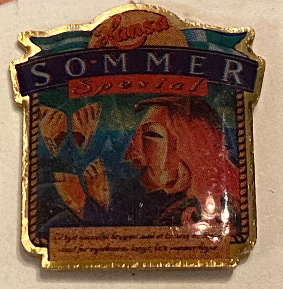 NORWAY BEER PINS - HANSA SOMMERØL BEER  PIN ..