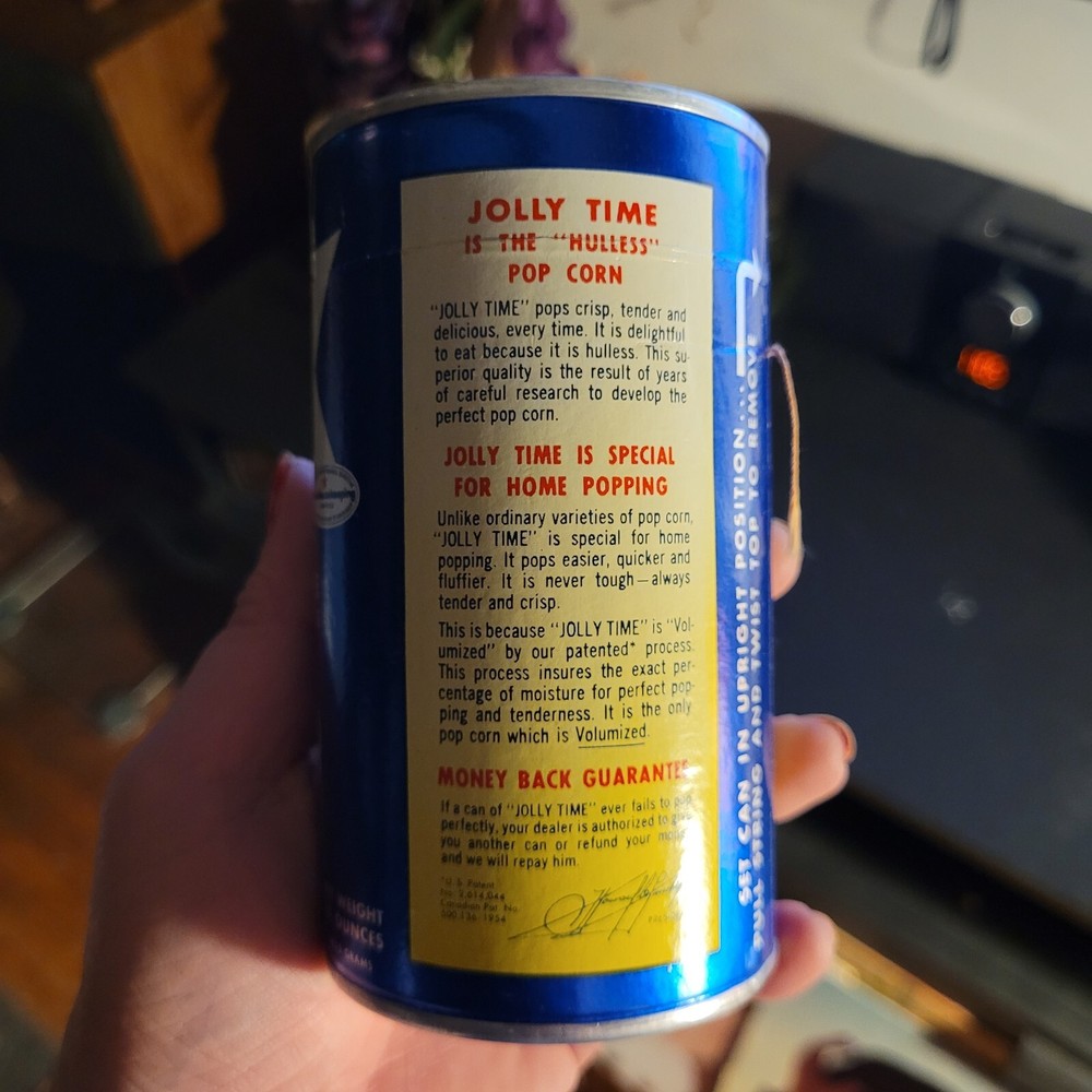 1960s Jollytime Popcorn Unopened
