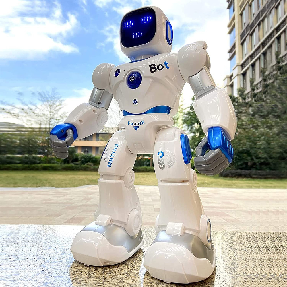 1088 Smart Robots for Kids Large Programmable Interactive RC Robot with Voice Co
