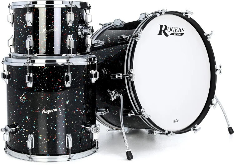 Rogers Drums Cleveland 3-piece Shell Pack - Mardi Gras Lacquer