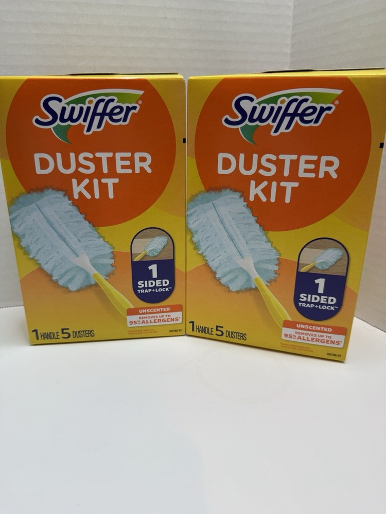 Swiffer Duster Kit Includes 1 Handle + 5 Dusters NIB